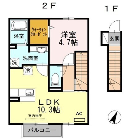 楠橋駅 徒歩7分 2階の物件間取画像